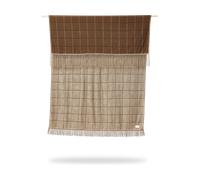 Form & Refine Couverture Aymara 130x190 cm New carré marron