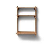 Form & Refine Étagère de bureau Beam Office Shelf avec bureau Deep brown pine. 60x90.5x40 cm