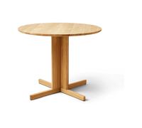 Form & Refine Table à manger Trefoil Ø90 cm Chêne
