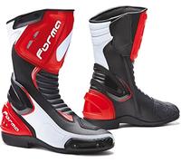 Forma Bottes Moto Freccia Homologuee CE Noir/Blanc/Rouge T48