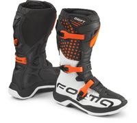 Forma Drift Bottes de motocross pour enfants, noir/orange, Taille 33