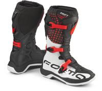 Forma Drift Bottes de motocross pour enfants, noir/rouge, Taille 32