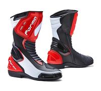 FORMA Homme Forv180-99981042 FORMA Bottes moto FRECCIA homologuee CE NOIR BLANC ROUGE T42, Multicolore, 42 EU