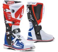 Forma Predator 2.0 Bottes de motocross, Blanc/Rouge/Bleu, Taille 46