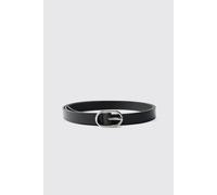 Formal Belt With Metal Buckle homme - noir - L, noir