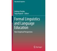 Formal Linguistics And Language Education