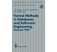 Formal Methods In Databases And Software Engineering