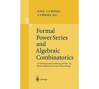 Formal Power Series And Algebraic Combinatorics