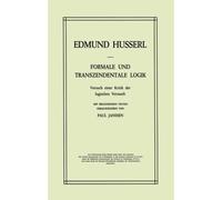 Formale Und Transzendentale Logik
