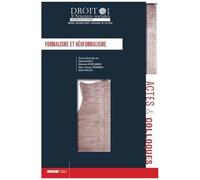 Formalisme Et Néoformalisme - Journées D'études Jean Beauchard - Paolo Vecchi