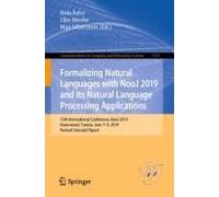 Formalizing Natural Languages With Nooj 2019 And Its Natural Language Processing Applications