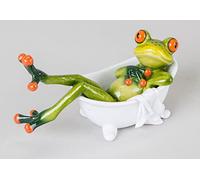 Formano Décoration Grenouille dans la Baignoire, Vert Clair, 14cm