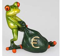 Formano Grenouille avec Sac à Main Money Vert Clair Env. 10 x 11 cm