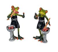 Formano Grenouille 'Griller' Set de 2 Pièces 17 cm Multicolore