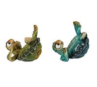 formano Magnifique figurine de collection tortue utilisable comme support de téléphone portable