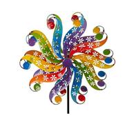 formano Moulin à vent coloré pour le jardin en métal - Carillon décoratif - Décoration de jardin