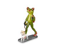 formano Paire de grenouilles amusantes avec chien 17 cm