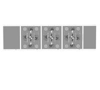 Format 645 (6 x 4,5) Focus Checker pour la numérisation de films avec reflex numérique/sans miroir. Trois images sur film MF. Numérisez les diapositives et les négatifs. Utilisez pleinement la netteté