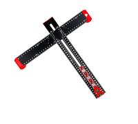 Format de perçage carré en T multifonction pour un positionnement précis des trous et un marquage des coins dans les applications de menuiserie Construit en alliage d'aluminium outil de mesure pour le