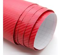 Format De Sticker Autocollant Aspect Carbone Avec Relief 152 X 50 Violet