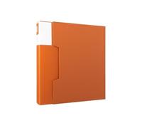 Format lettre Chemise multicouche A4 80 pages, livre d'information avec inserts transparents, fournitures de bureau, classeur partitions organisé(Orange)