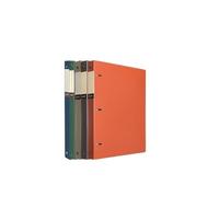 Format lettre Lot de 5 classeurs à feuilles mobiles perforés A4 en PP trois trous, épais, classeur d'archives, organisateur d'informations, livret organisé