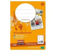 Format x 070540 12 FX 25 Vocabulary Book, White