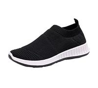 Formateur Chaussures De Course Plat Loisirs Baskets Plein Fitness Sport Décontractées Femmes Respirant Pour Bottes Talon Haut (Black, 37) Basket Marche Femme Running Blanche Cuir Ouverte Sneaker