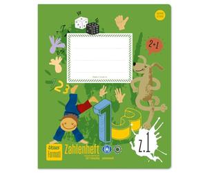 Formati Cahier Z. 1 quart 14 feuilles, en papier recyclé 100 g/m², linéature bien pensée pour apprendre à chiffrer