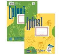 Formati duo cahier 2 en 1 écriture S.500 et calcul R.400, 2 livrets de 20 feuilles chacun, en papier 100% recyclé