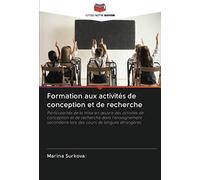 Formation Aux Activités De Conception Et De Recherche