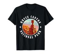 Formation de rocher emblématique dans le voyage vintage de Bryce Canyon Utah T-Shirt