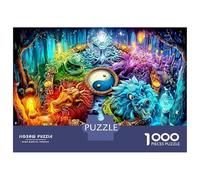 Formation du Dragon Divin Puzzle 1000 Pièces Lot Collectionneur Ultra Difficile Premium Récompensé Meilleur Cadeau Amateurs de Légendes et Traditions 52x38cm