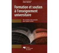 Formation et soutien a l'enseignement universitaire - L LANGEVIN - Presses Universite Du Quebec - broché - Essai