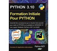Formation Initiale Python avec Jupyter et PyCharm