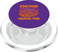 Formations rocheuses colorées du Parc National des Badlands Abstrait PopSockets PopGrip pour MagSafe