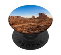Formations rocheuses du désert Paysage panoramique de Monument Valley PopSockets PopGrip Adhésif