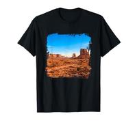 Formations rocheuses du désert Paysage panoramique de Monument Valley T-Shirt