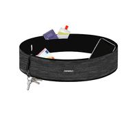 Formbelt® Sac Banane/Ceinture Running pour Ranger Le Smartphone, Les clefs et la Gourde - Yoga, Sport, Velo, Course à Pied (Gris, S)