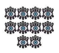 Forme à l'œil à paillettes brodées Patches couvrant les taches de fer pour les chapeaux de vêtements de bricolage maison