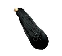 Forme créative de chaussure de ballet Trousse de maquillage Rouge à lèvres Sac de rangement de ballet Sac de rangement en tissu Convient pour le voyage, Noir