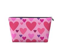 Forme d'amour Rose, Trousse de Toilette Trousse de Maquillage Sac à cosmétiques Trousse de Toilette de Voyage Portable