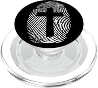 Formé dans Son Image de Jésus Croix Pouce Art PopSockets PopGrip pour MagSafe