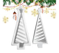 Forme d'arbre de Noël, Moule en silicone pour sapin de Noël - Moules en plâtre de ciment de Noël,Moules d'ornement en ciment, Moule en silicone en plâtre Résine Coulée Moules en Argile Béton Moule