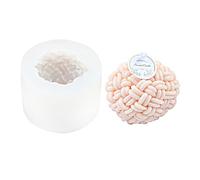 Forme de bougie en laine tricotée | Boule de fil d'aromathérapie 3D, moules faits à la main, fabrication de bougies, moule à chocolat, artisanat, savon, bombe de bain, argile, plâtre, décoration de gâ