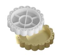 Forme de coulée artisanale - Plateau de libération de 17 x 17 cm, feuille de coulée bricolage avec lisse en polymère flexible | Outil pour modéliser les projets de mise en page Art Maker pour