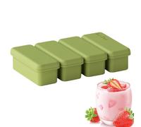 Forme de cube congelé, bac de cube congelé en silicone Facile à desserrer | Cuisson Congélateur Couvercle pour Fruits Milkshake Icy Blocks Summer Snacks Boisson froide