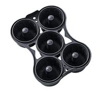 Forme de cuisson de beignets - Plateau à gâteau en anneau, moule flexible, four résistant à la chaleur, antiadhésif, pâtissier, ensemble de desserts | Ustensile de cuisine pour Cupcake Brownie Muffin