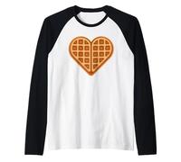 Forme De Cœur Gaufre Crêpes Gaufres Manche Raglan
