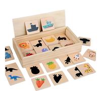 Forme de jeu de passage pour , en forme | Matriote de l' de la forme de bois - Activité d'apprentissage des modèles, aide à l'entraînement de jeux interacti